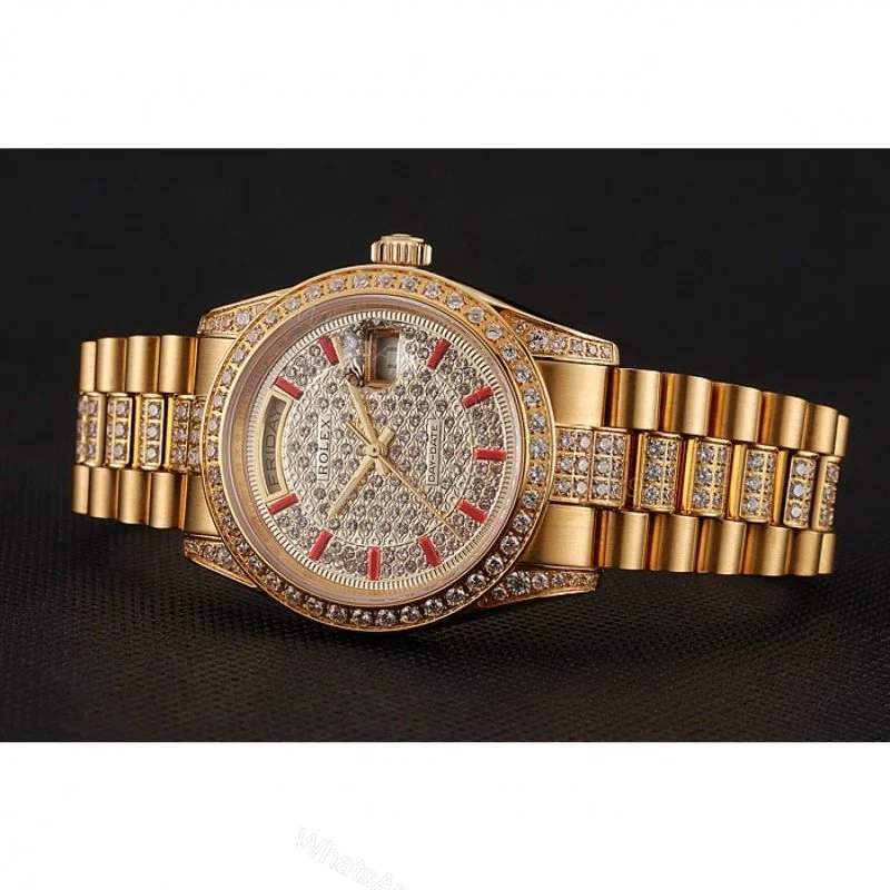 View 3 of Superclone Rolex Day-Date Gold Dial 1453960 37 mm