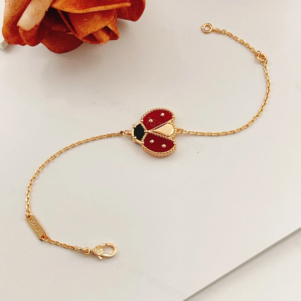 View 9 of 高仿首飾VanCleef&Arpels*RP7R100瓢蟲玫瑰金手鏈