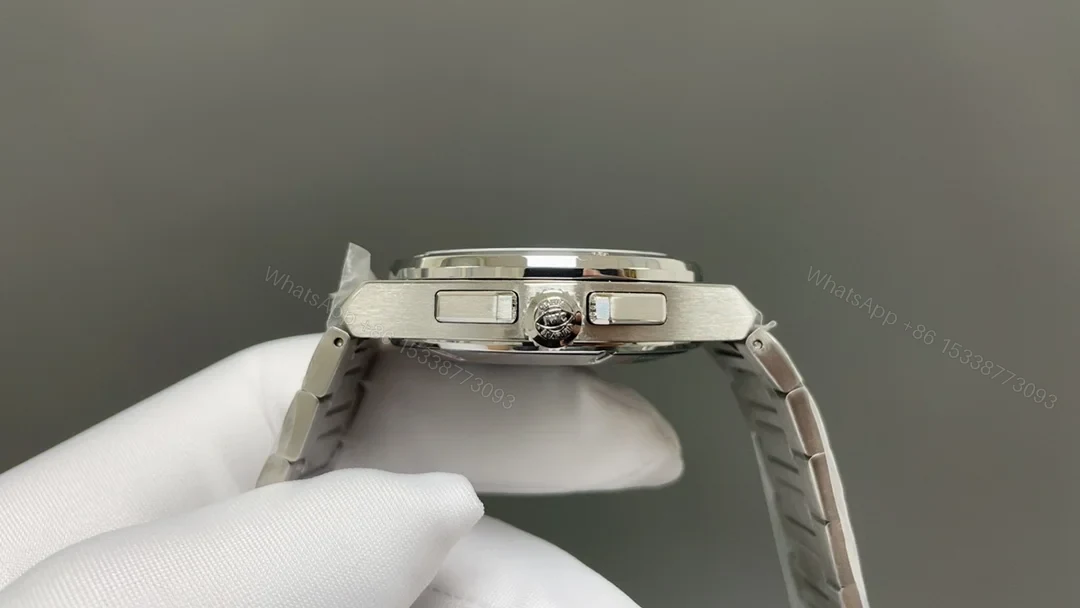 View 4 of IWC Ingenieur Silver Replica 42MM Premium Perpetual Calendar Steel Bracelet Edition RG-IWC-INGENIEUR-SILVER-42