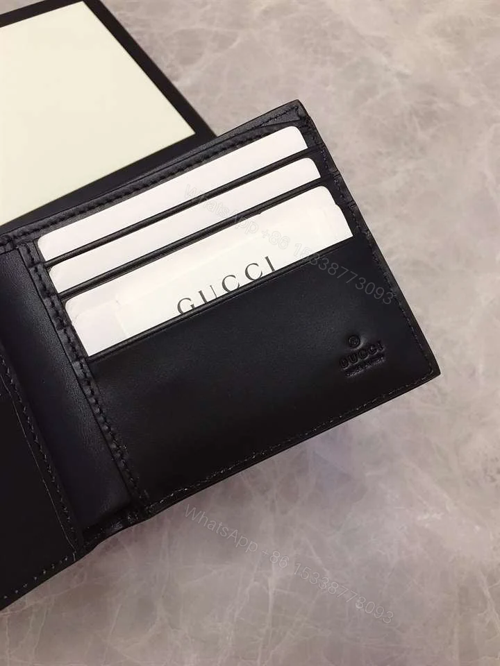 View 2 of eBay Gucci Men’s Black GG Embossed Leather Wallet – WGR038