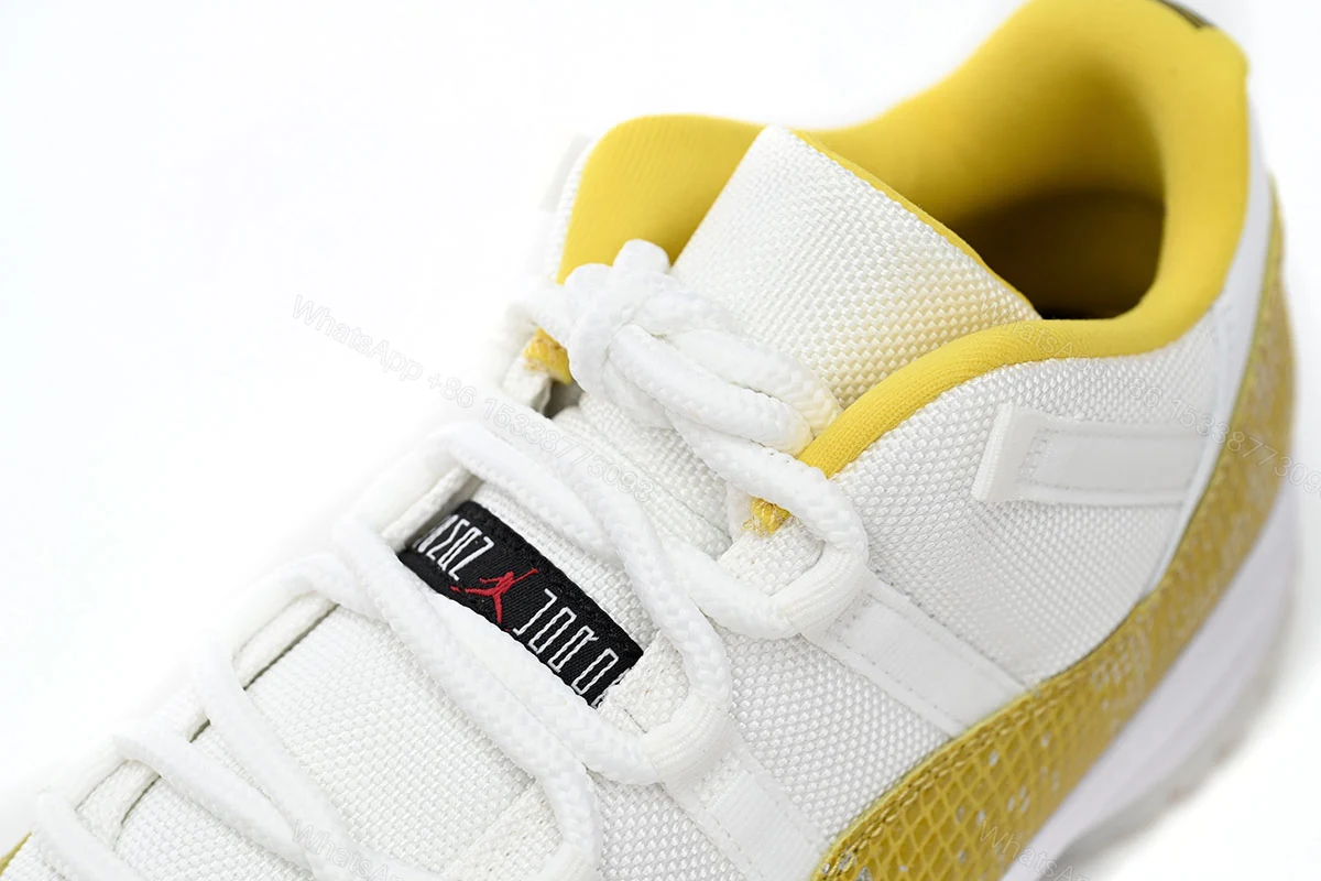 View 8 of Air Jordan 11 Retro Low WMNS “Yellow Snakeskin AH7860-107