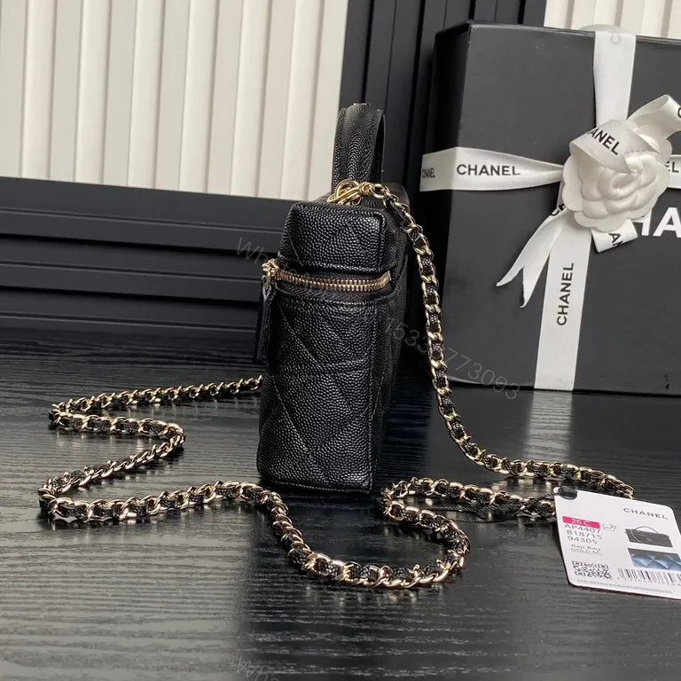 View 9 of Chic Quilted Mini Crossbody â€“ Gold Chain, Compact Luxury Bag