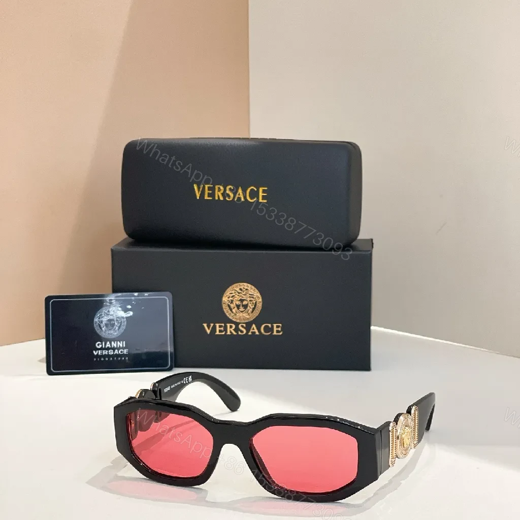 View 8 of Bold Acetate Sunglasses with Gold Accents + Luxury Style + UV Protection Edge