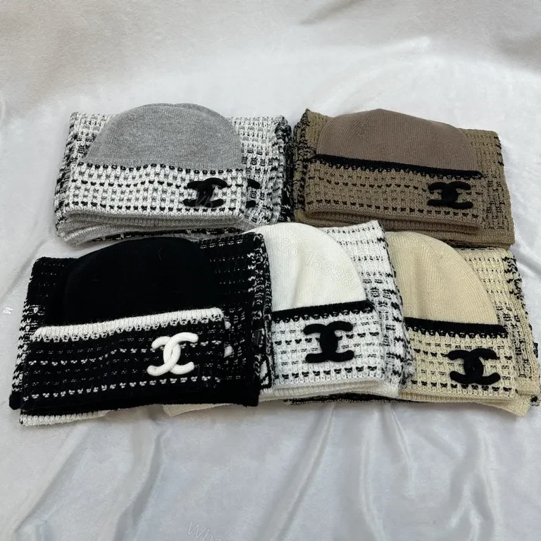 View 3 of Chanel-Inspired Knit Set: Textured Black & White Luxury
