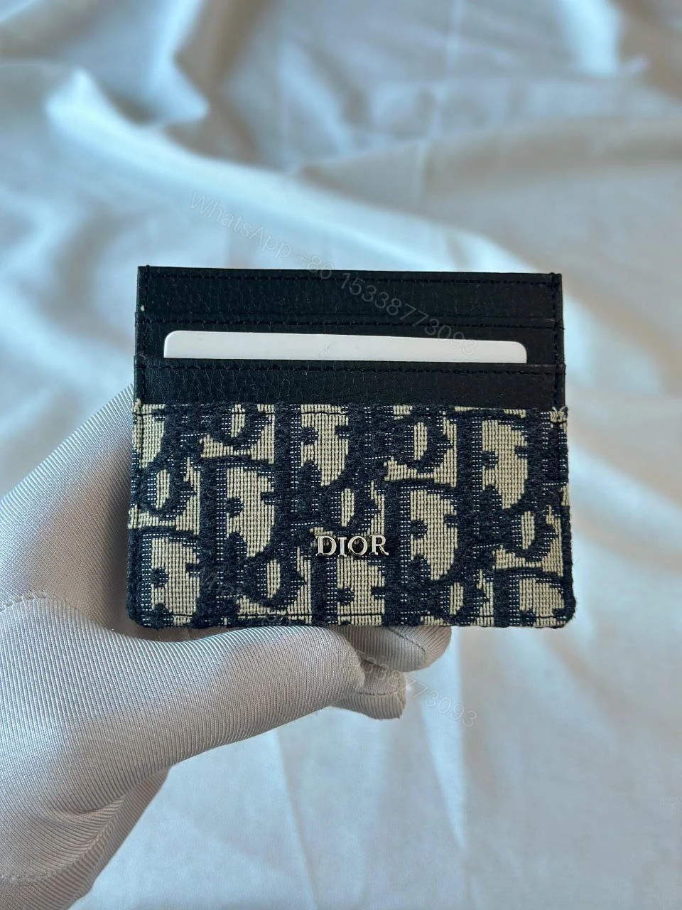 View 6 of Dior Card Holder with three card slots