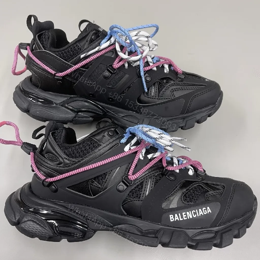 View 6 of Bold Textured Sneakers: Multi-Tone Luxury Streetwear Sneaker