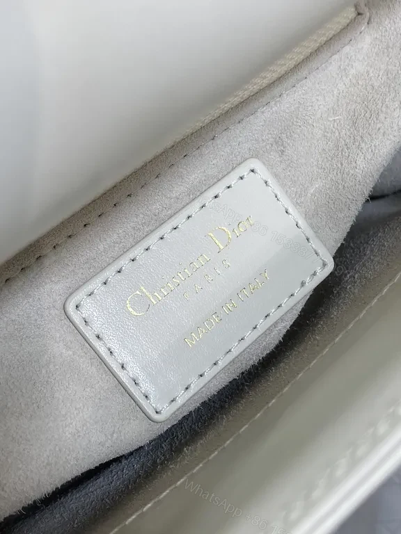 View 5 of Compact Embellished Tote: Embroidered Dior-Style Charm Bag