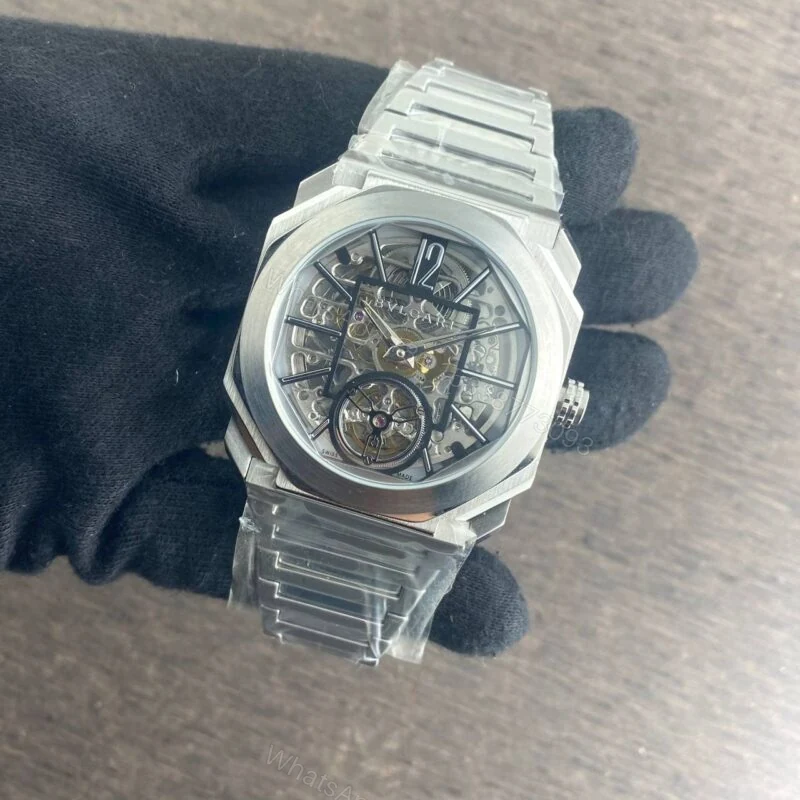 View 3 of Bvlgari Finissimo Skeleton Silver 40mm Automatic