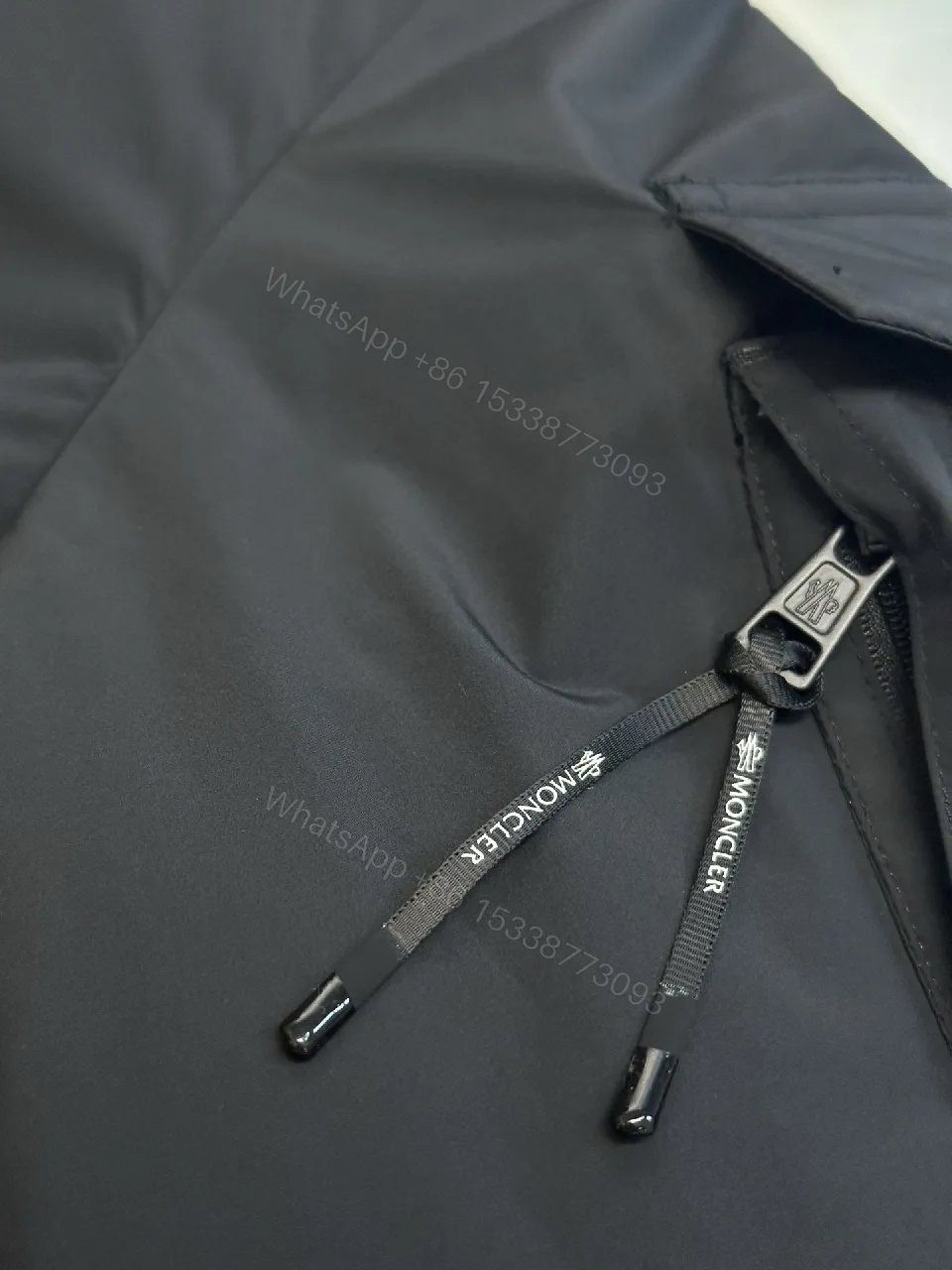 View 4 of Black + Shearling + Bomber + Plush Collar Warmth + Jacket