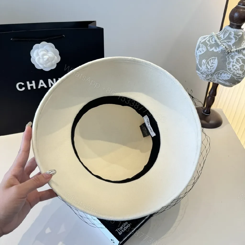 View 12 of Chic Fedora: Felt, Satin Bow, Veil, Couture Flair, Fedora
