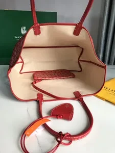 View 5 of Goyard Saint Louis Red Tote Bag