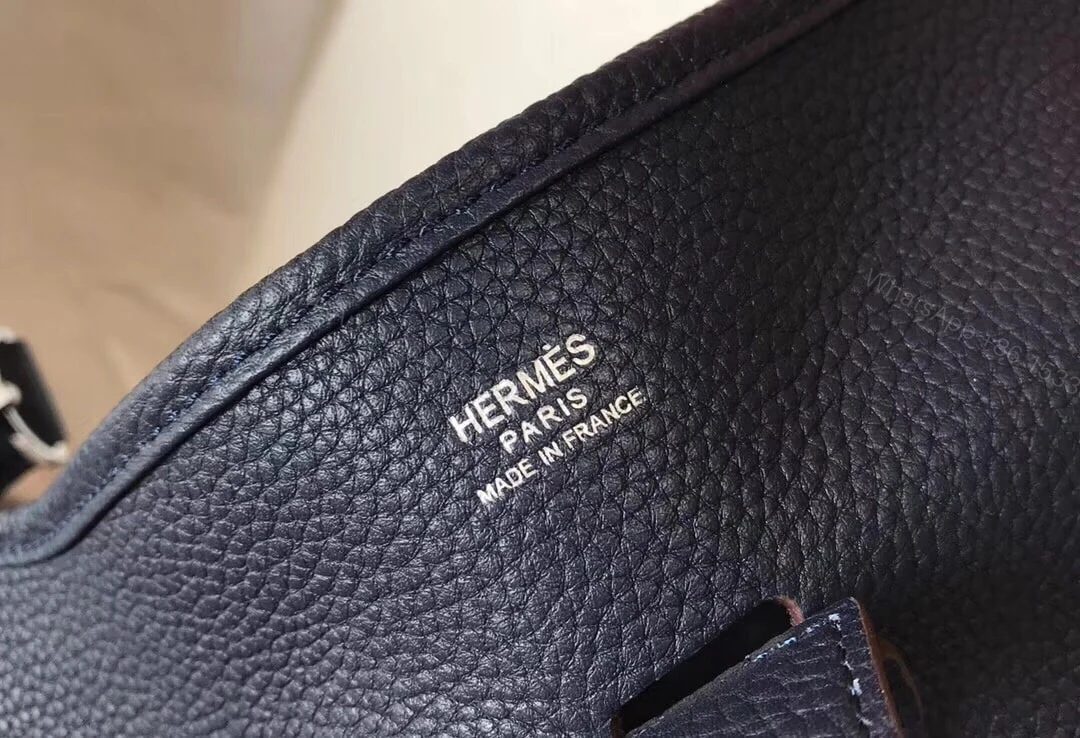 View 8 of HERMES CLEMENCE EVELYNE PM 30CM BLACK NOIR