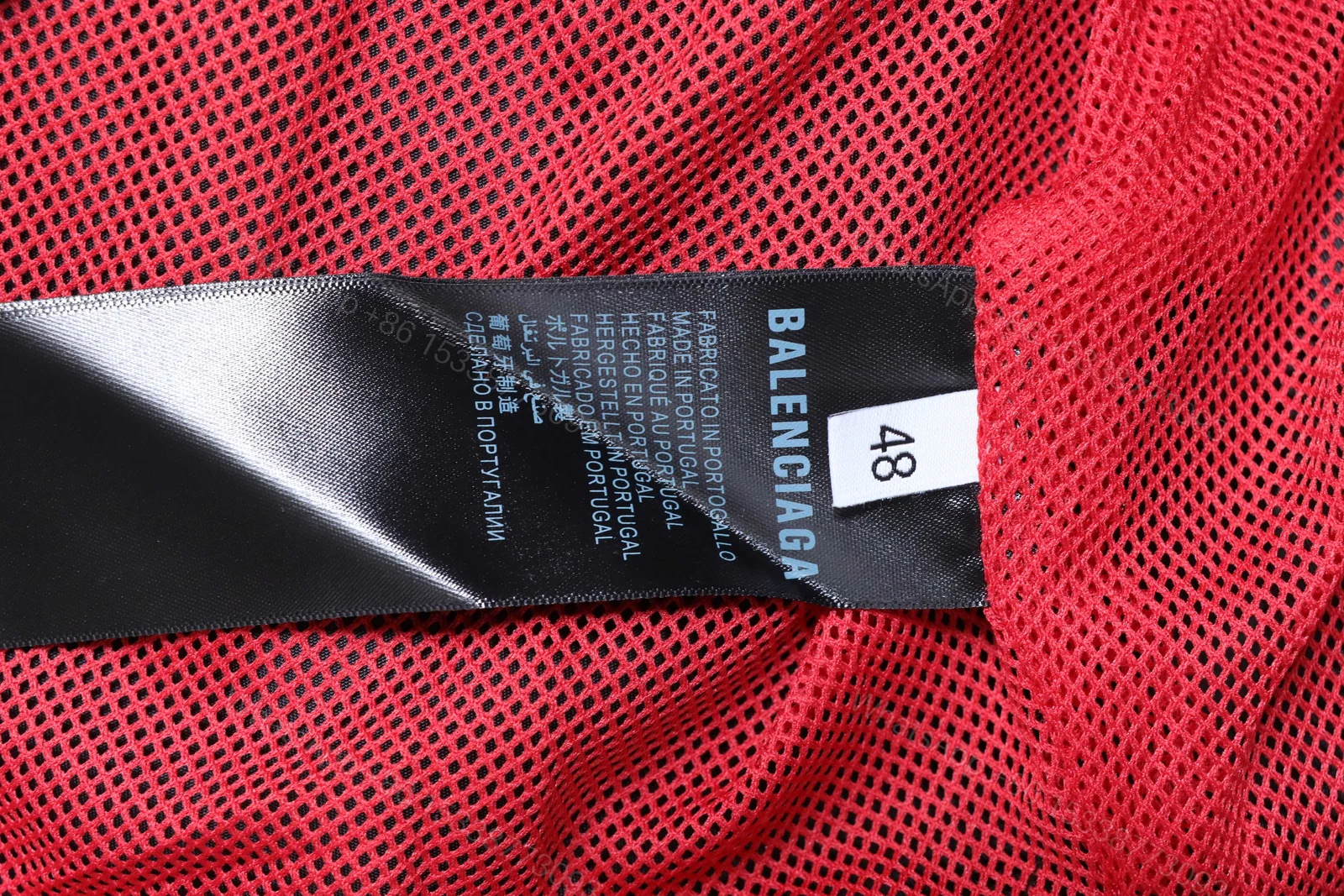 View 6 of Balenciaga Clothes BLCG 26SS NBA Co-Branded Waterproof Nylon Collared Coach Jacket