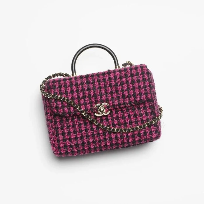 View 2 of Chanel NEW 2024 Pink Quilted Trendy CC Dual Handle Flap Bag