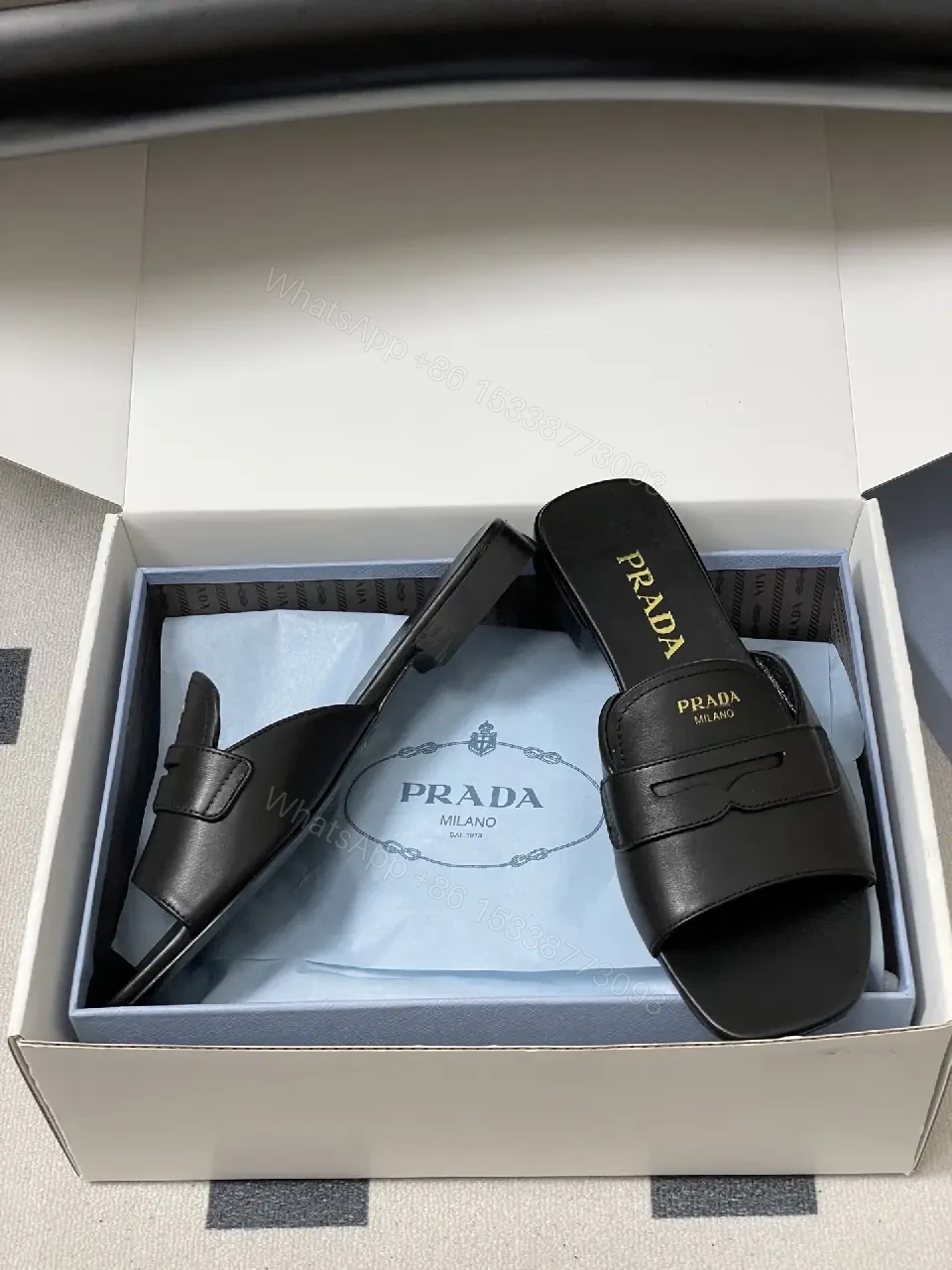 View 2 of Minimalist Black Leather Sandals — All-Day Comfort, Subtle Luxury