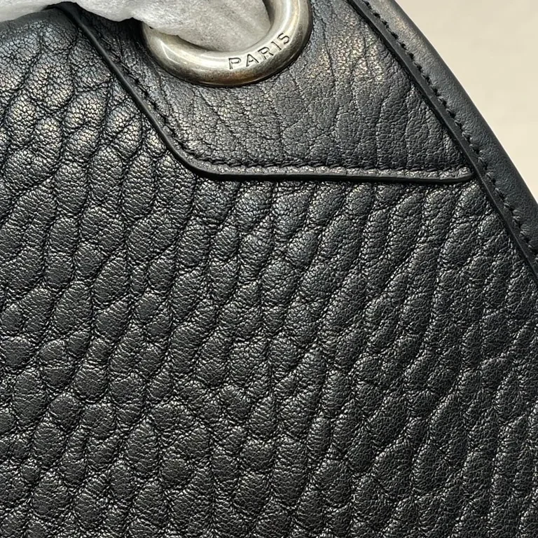 View 7 of Pebble Leather YSL-Inspired Shoulder Bag â€” Structured, Luxe