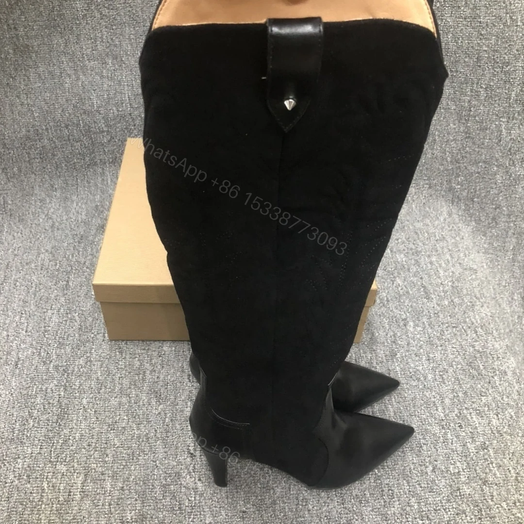 View 5 of CHRISTIAN LOUBOUTIN SANTIA BOTTA 85 BOOTS BLACK 3220701BK01