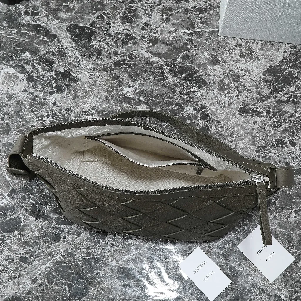 View 4 of Intrecciato-Texture Crossbody: All-Day Versatility Bag