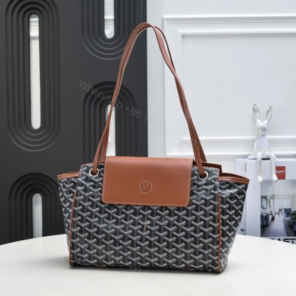View 2 of GOYARD ROUETTE SOUPLE BAG BLACK AND TAN 31CM ROUETTPMLTY01CL03P