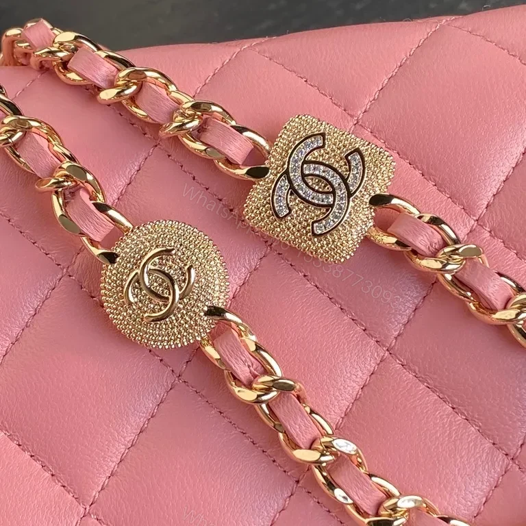 View 6 of Pink Quilted Chanel-Style Compact Bag: Everyday Luxe Edge