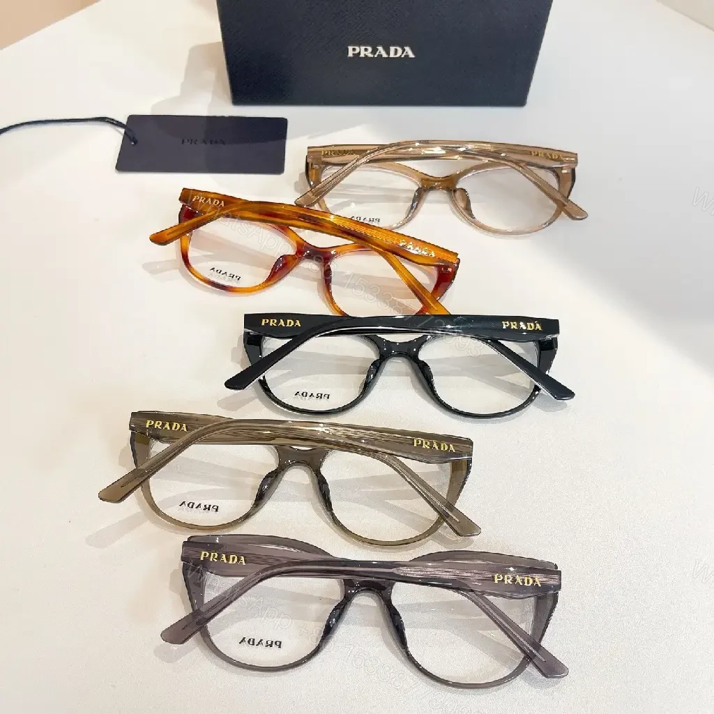 View 4 of Textured Prada Frames: Durable Tortoishell Round Eyewear