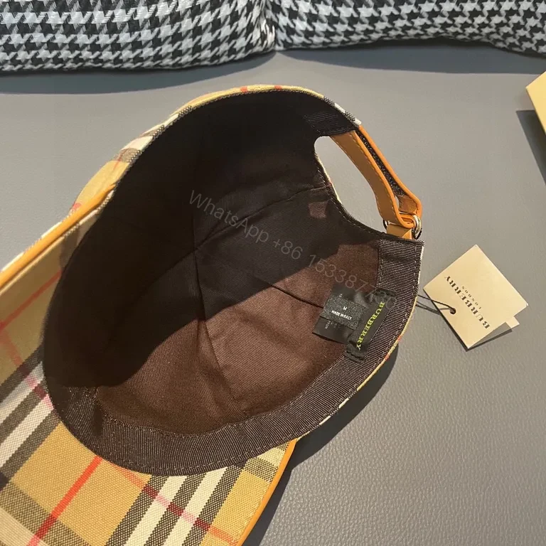 View 6 of Plaid Cap with Signature Check â€” Timeless Modern Fit