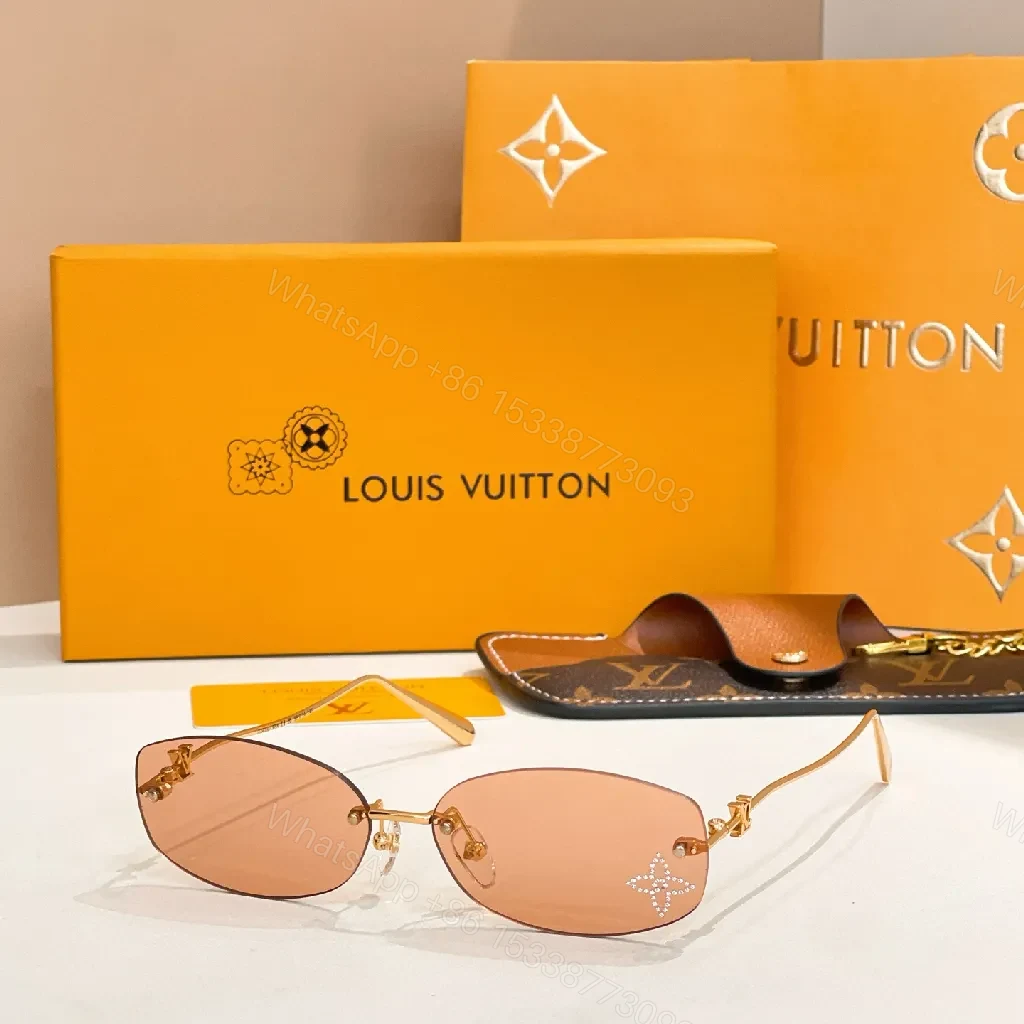 View 7 of Bold Modern Luxury Sunglasses with LV Detailing