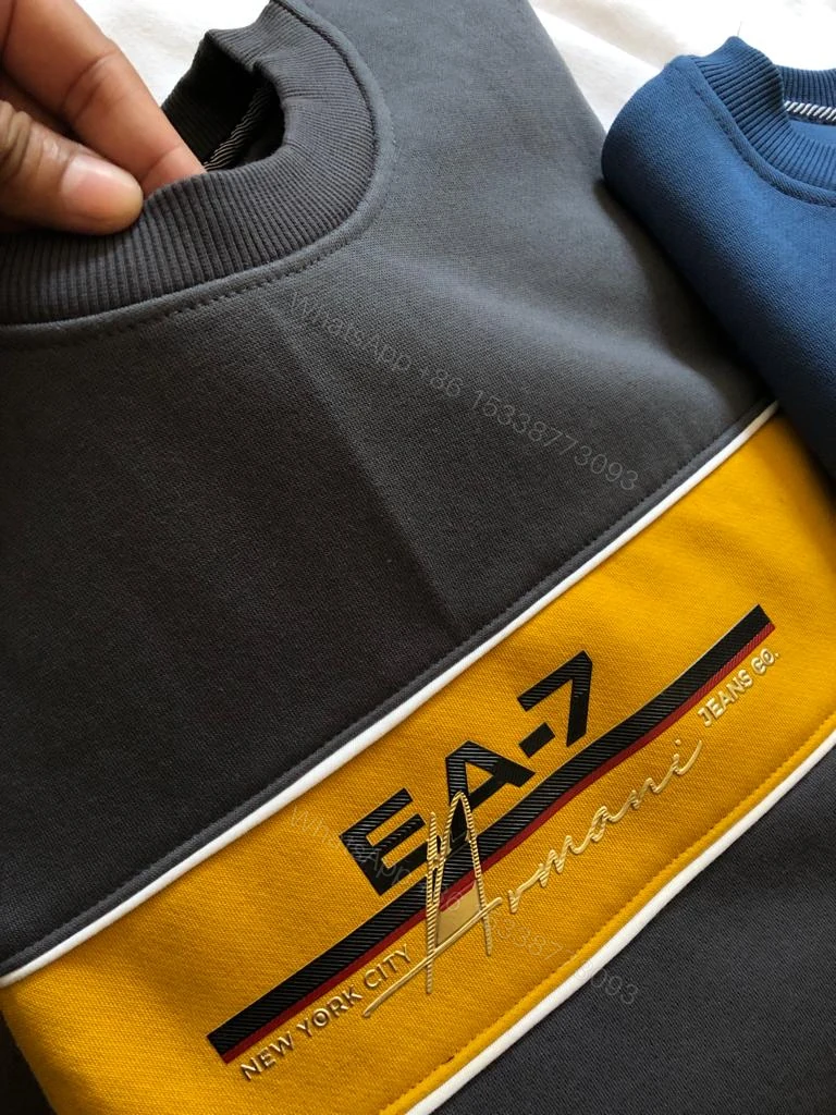 View 7 of First Copy Armani Premium Quality Round Neck Sweatshirt