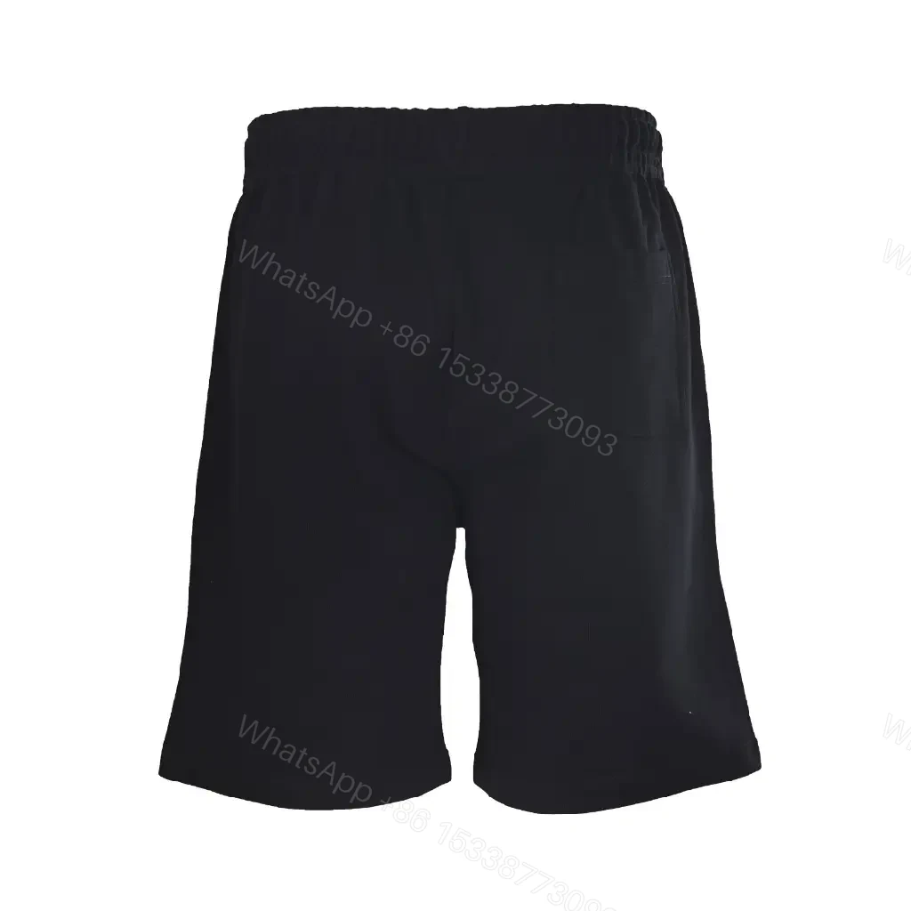 View 12 of Black Fabric Casual Short Burberry Logo Shorts