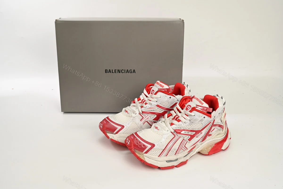 View 2 of Balenciaga Runner Blue White Red 677402 W3RB2 9060