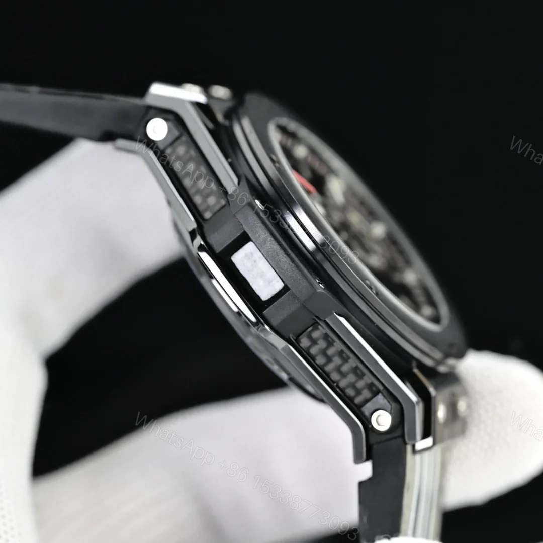 View 4 of Hublot Big Bang Ferrari Titanium F4 Replica 42MM Premium RG-HUBLOT-BB-FERRARI-TI-42