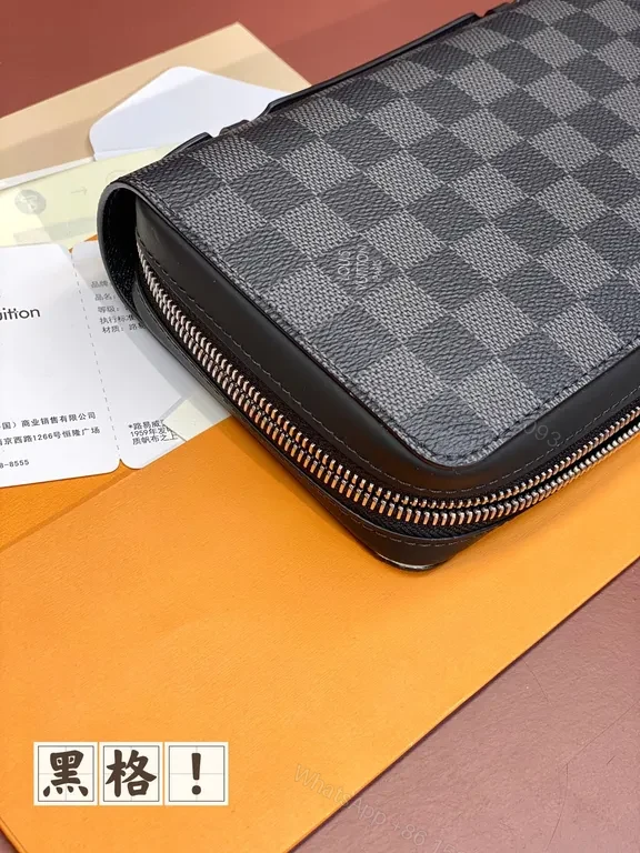 View 5 of Compact LV Damier Wallet: Luxury, Durable & Slim