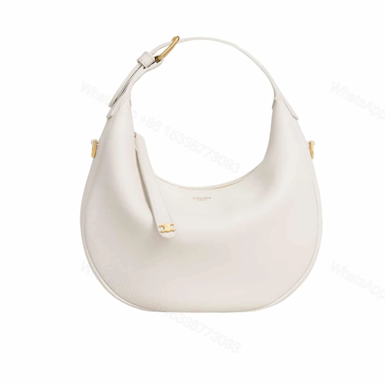 CELINE TEEN LULU IN GRAINED WHITE 23CM 120723ENY 01RC — view 1