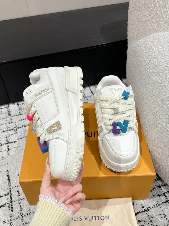 View 9 of LV Signature High-Top Sneakers: Luxe Comfort