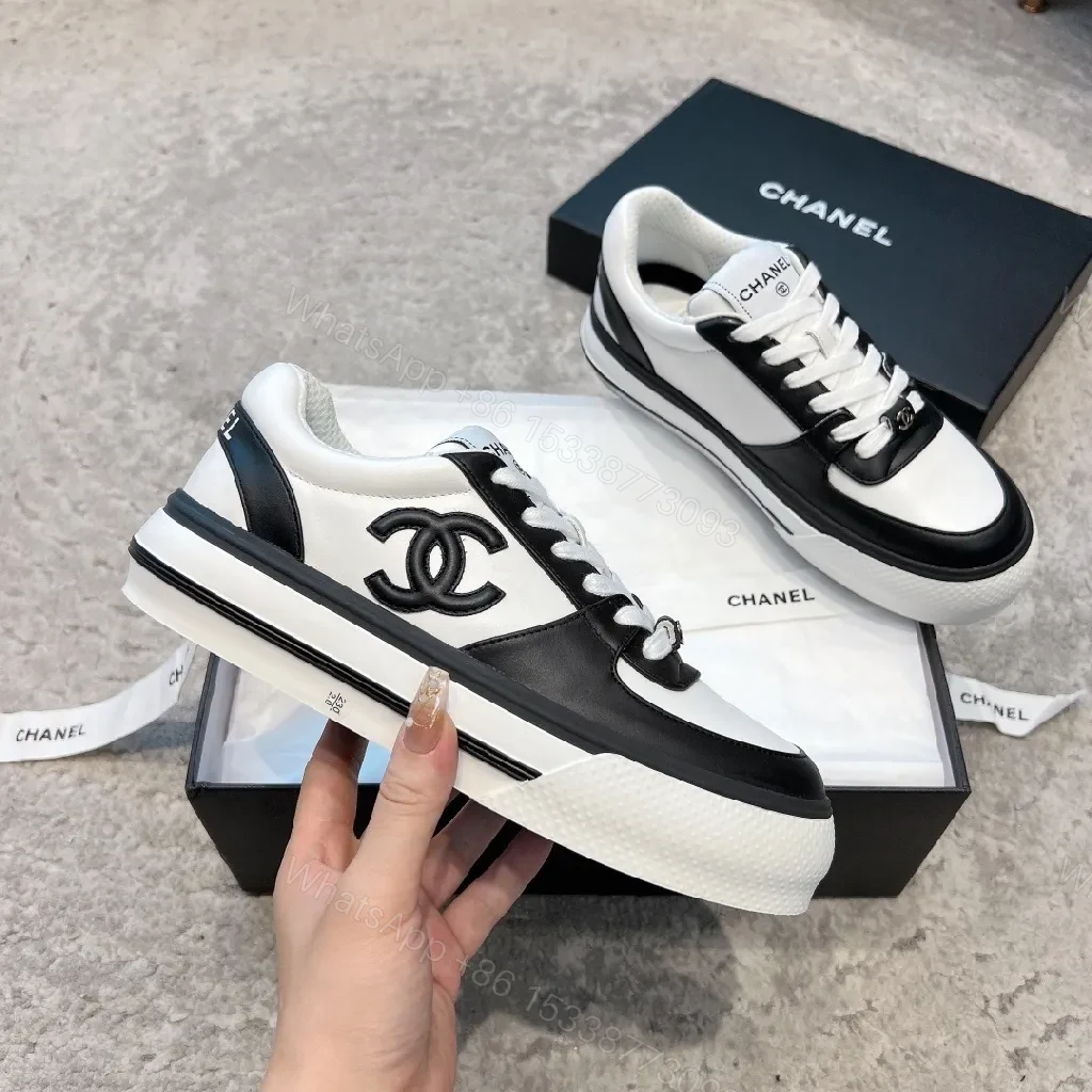 View 7 of Black Leather High-Top Sneakers | Luxe Contrast, All-Day Comfort