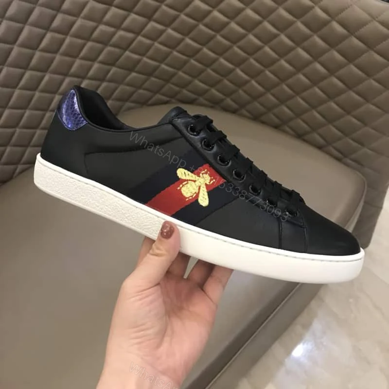 View 2 of GUCCI ACE EMBROIDERED BEE SNEAKER – GC37
