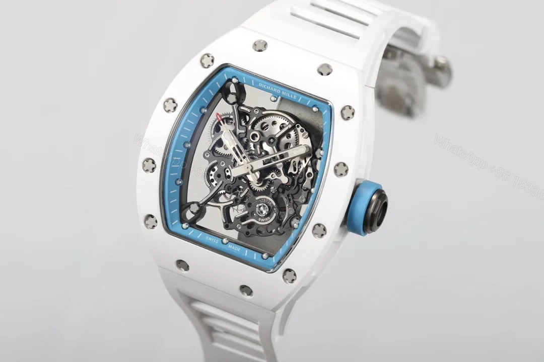 View 5 of Richard Mille RM055 White Ceramic RMUL2 White Shock Absorber Edition RM055-WC-RMUL2-WHITE