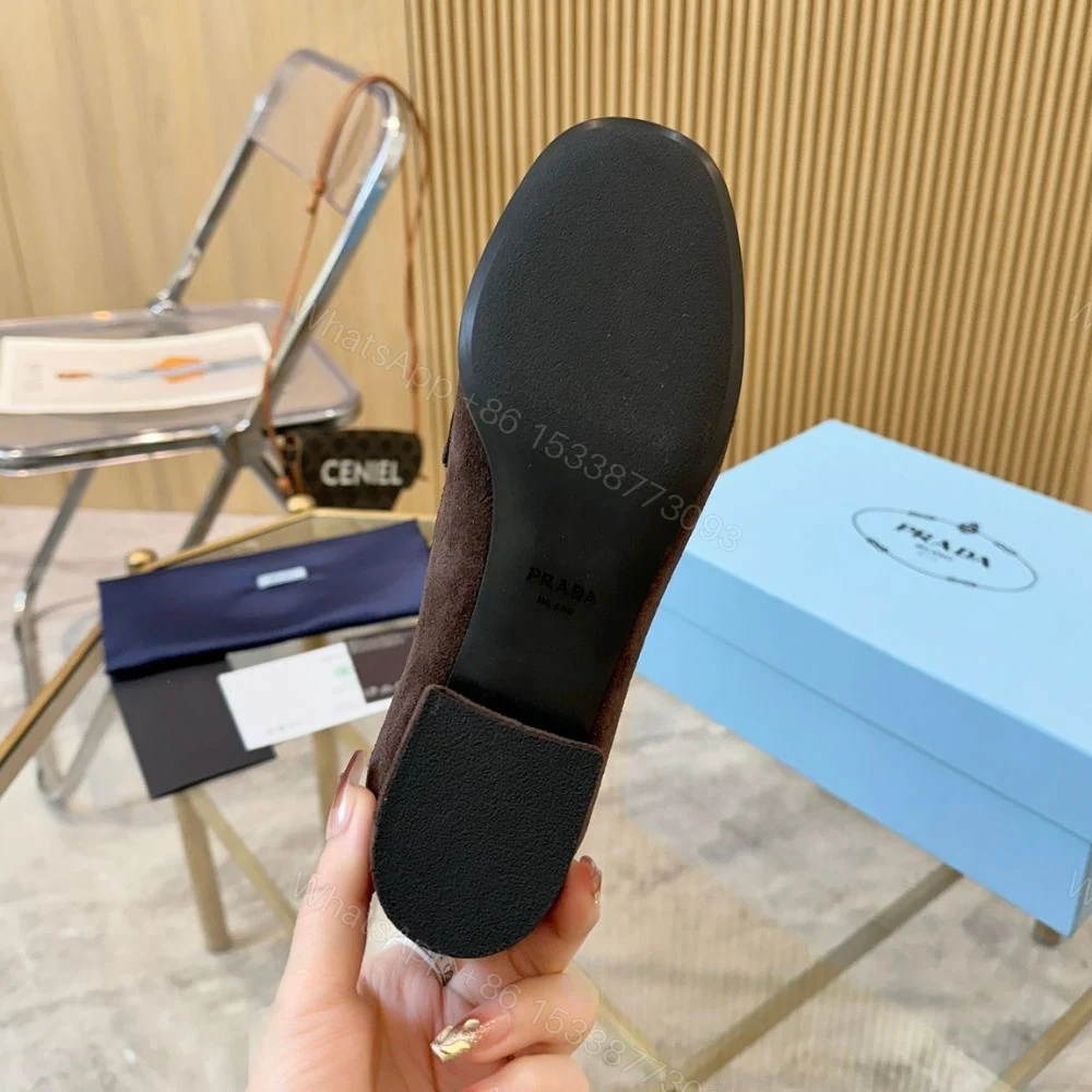 View 10 of Prada Suede Loafers Dark Brown 1D175O 008 F0003 F 020