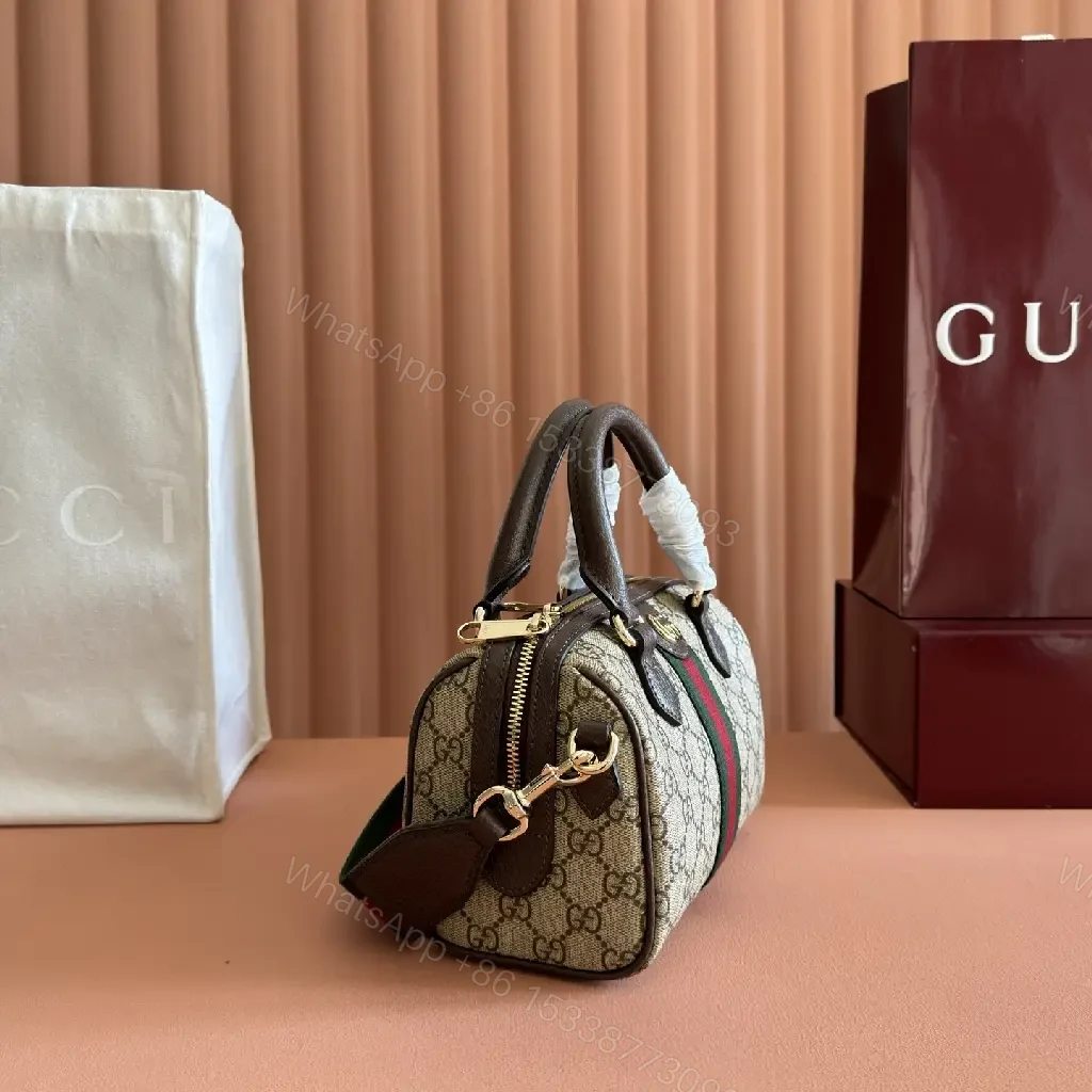 View 9 of Mini GG Supreme Satchel: Timeless Texture, Modern Day Versatility