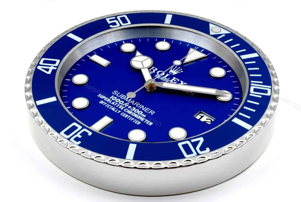 View 2 of ROLEX WALL CLOCK – SUBMARINER VIVID BLUE DIAL