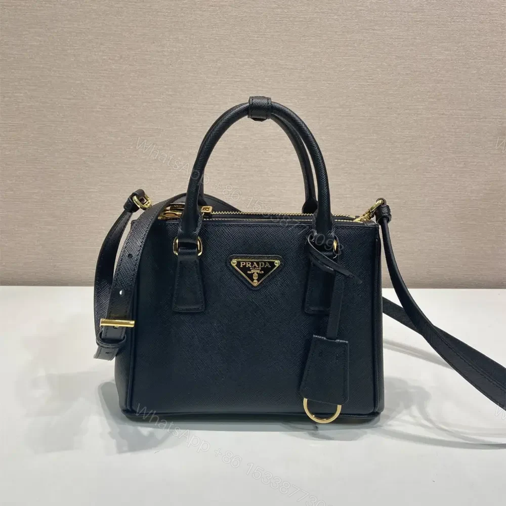 高仿Prada*Galleria系列1BA907手提包Mini黑色免檢版 — view 1