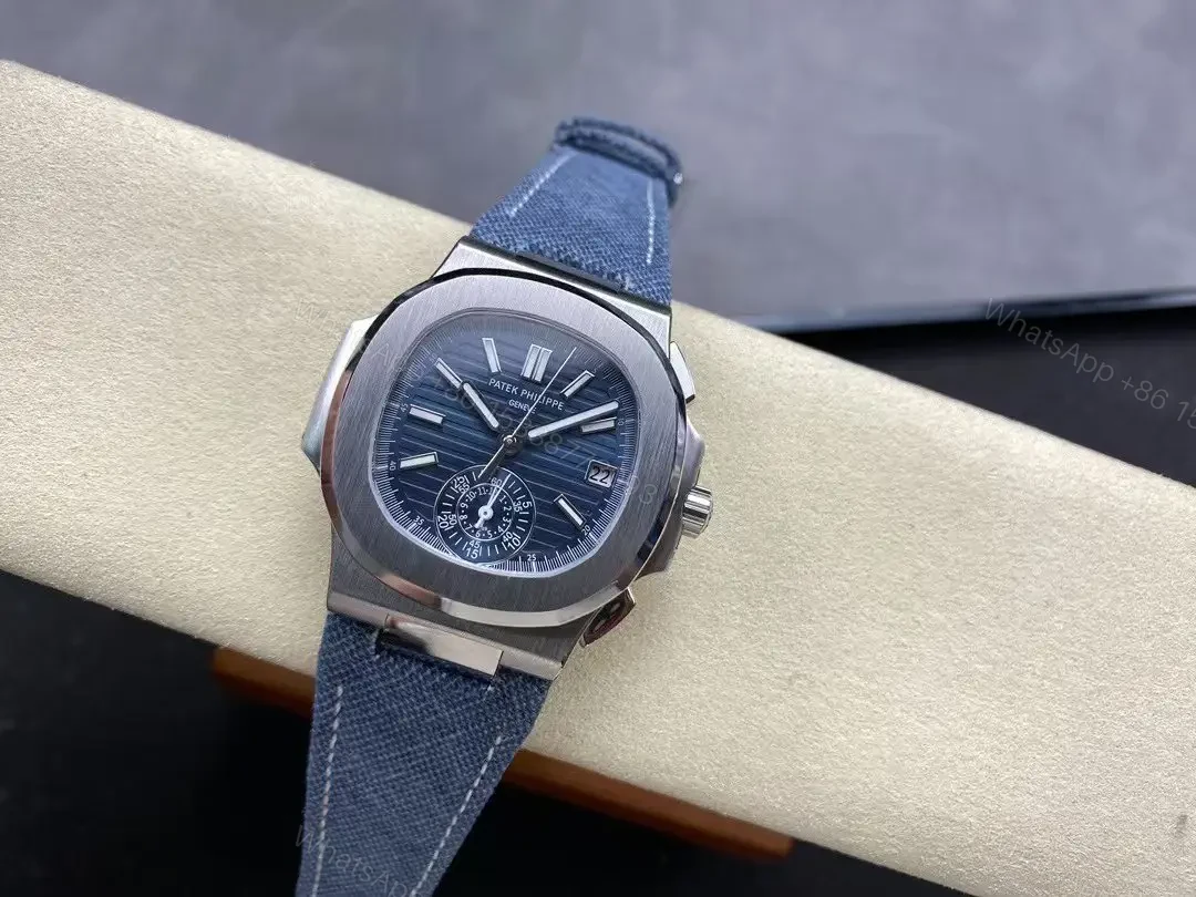 View 12 of Super Clone Replica Denim Patek Philippe Nautilus 5980/60G – 2024