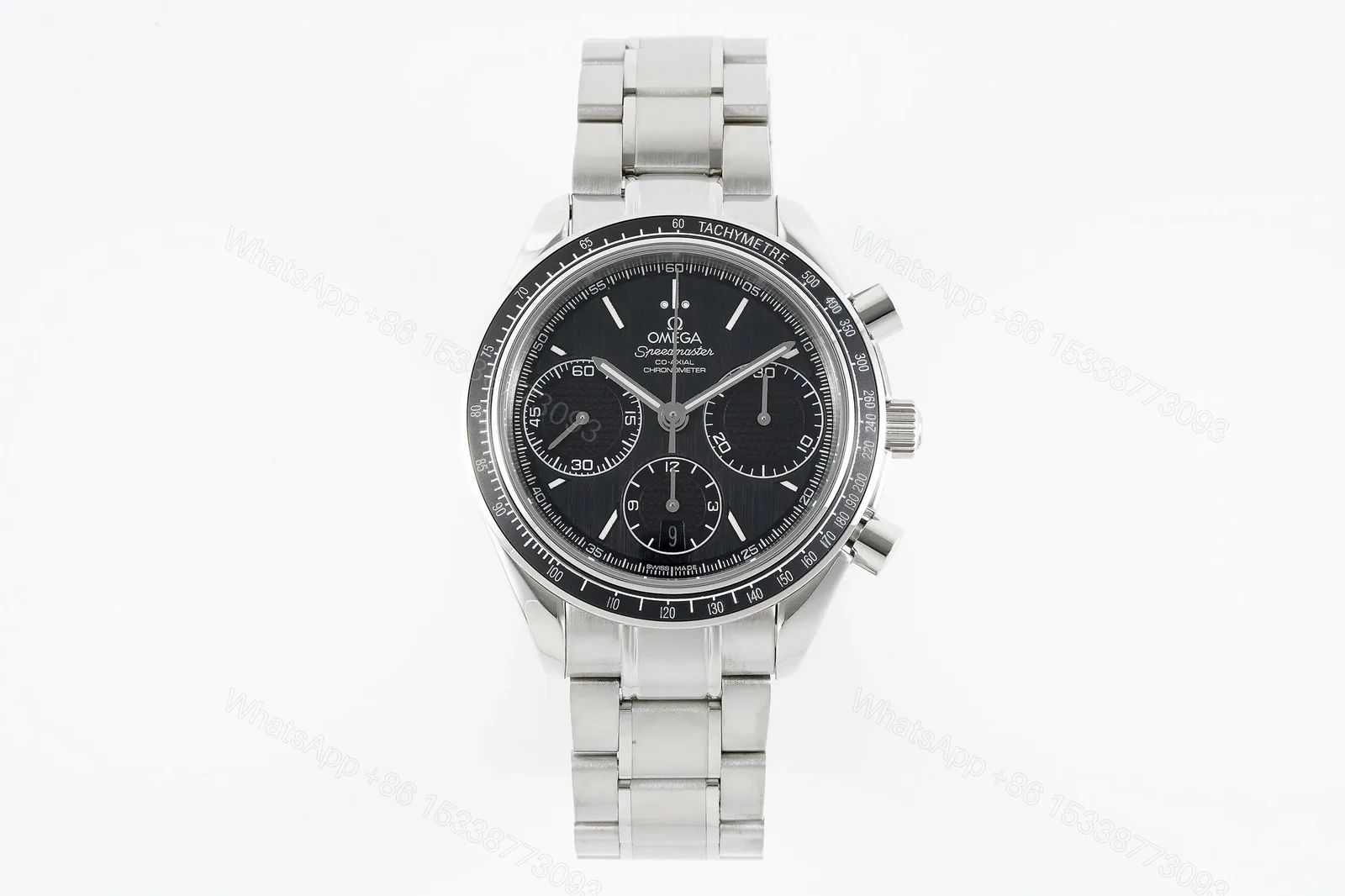 Omega Speedmaster Professional 326.32.40.50.06.001 Multifunction Chronograph Watch Black Dial Stainless Steel Bracelet — view 1