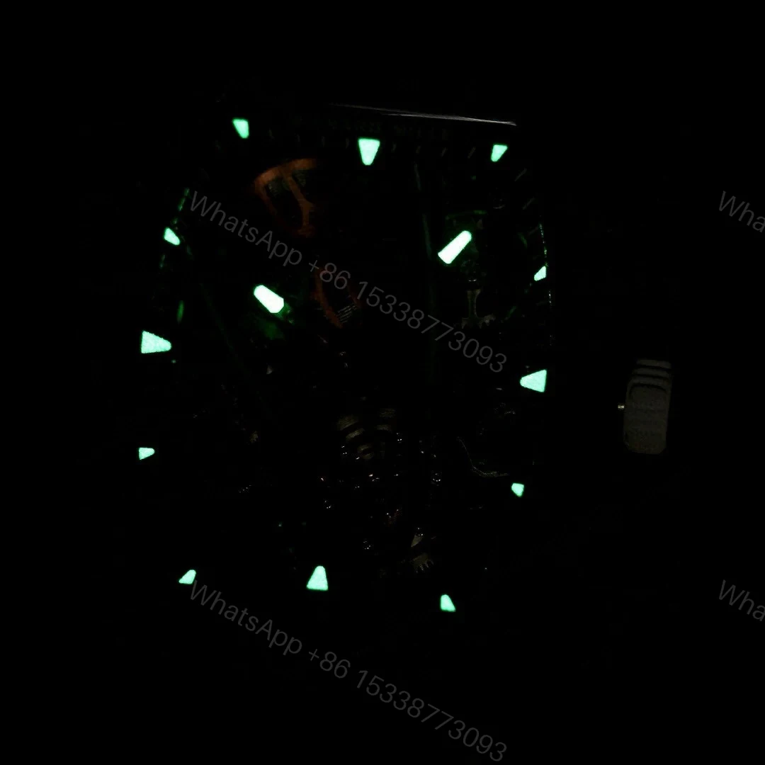 View 5 of Richard Mille RM27-05 Rafael Nadal Flying Tourbillon Watch White Strap Ultra Light Carbon TPT Skeleton 38g Ultra Thin 9MM Premium Edition RM-RM27-05-RN-WHT-F38