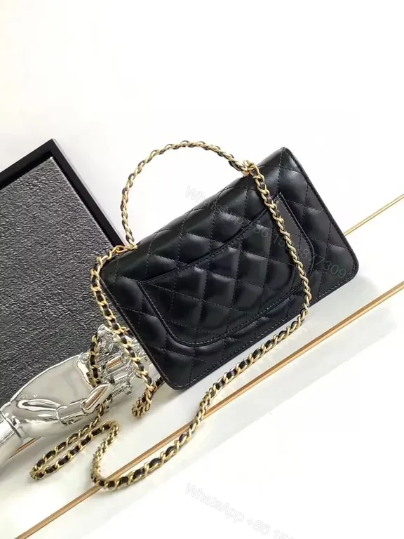 View 2 of Chic Quilted Chain-Handle Bag: Compact Luxury Crossbody