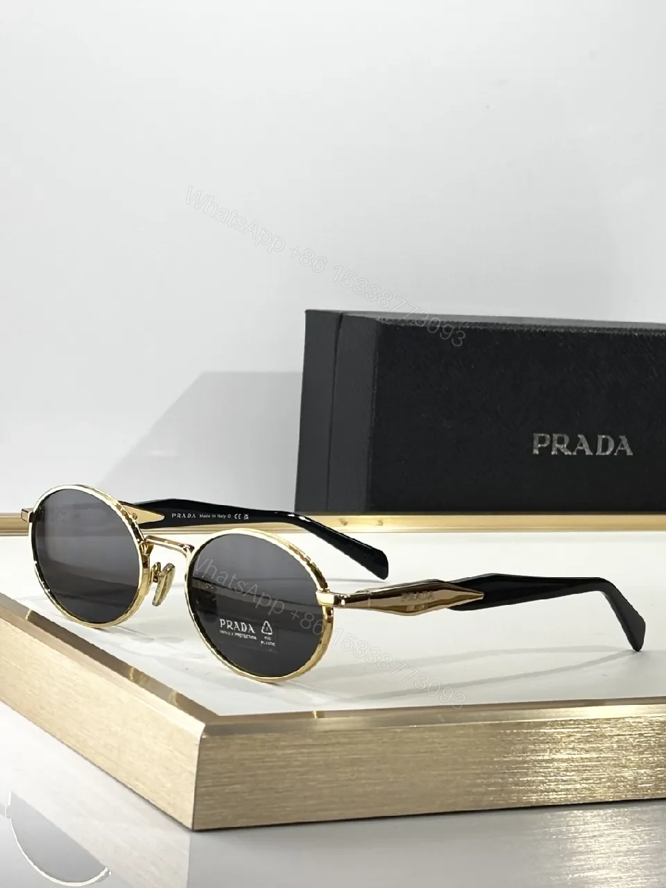 View 7 of Pink-Tint Round Frames Pearl-Style Sunglasses