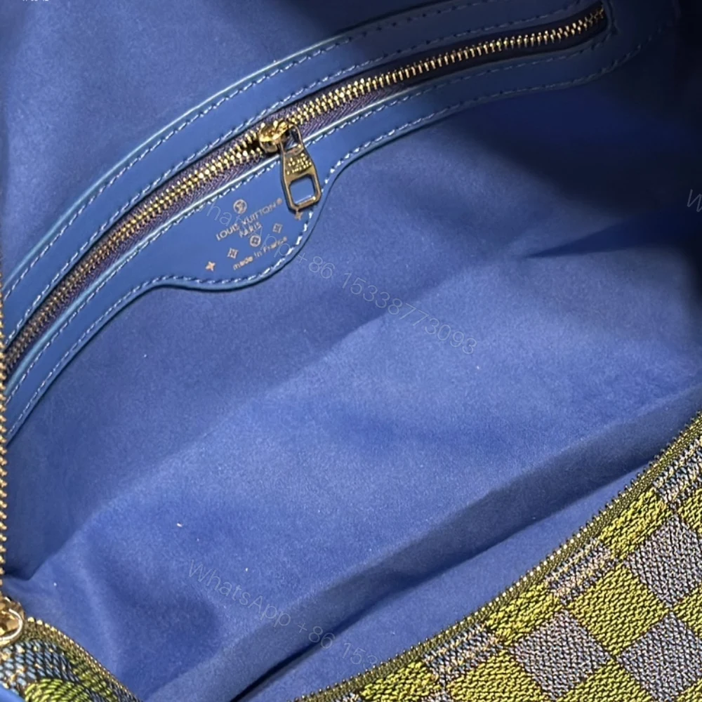 View 10 of Louis Vuitton Keepall Bandoulière Blue Green 45Cm