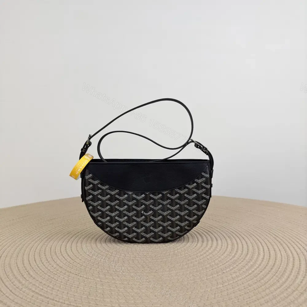 View 2 of 高仿Goyard*01CL01P單肩半月包黑色免檢版