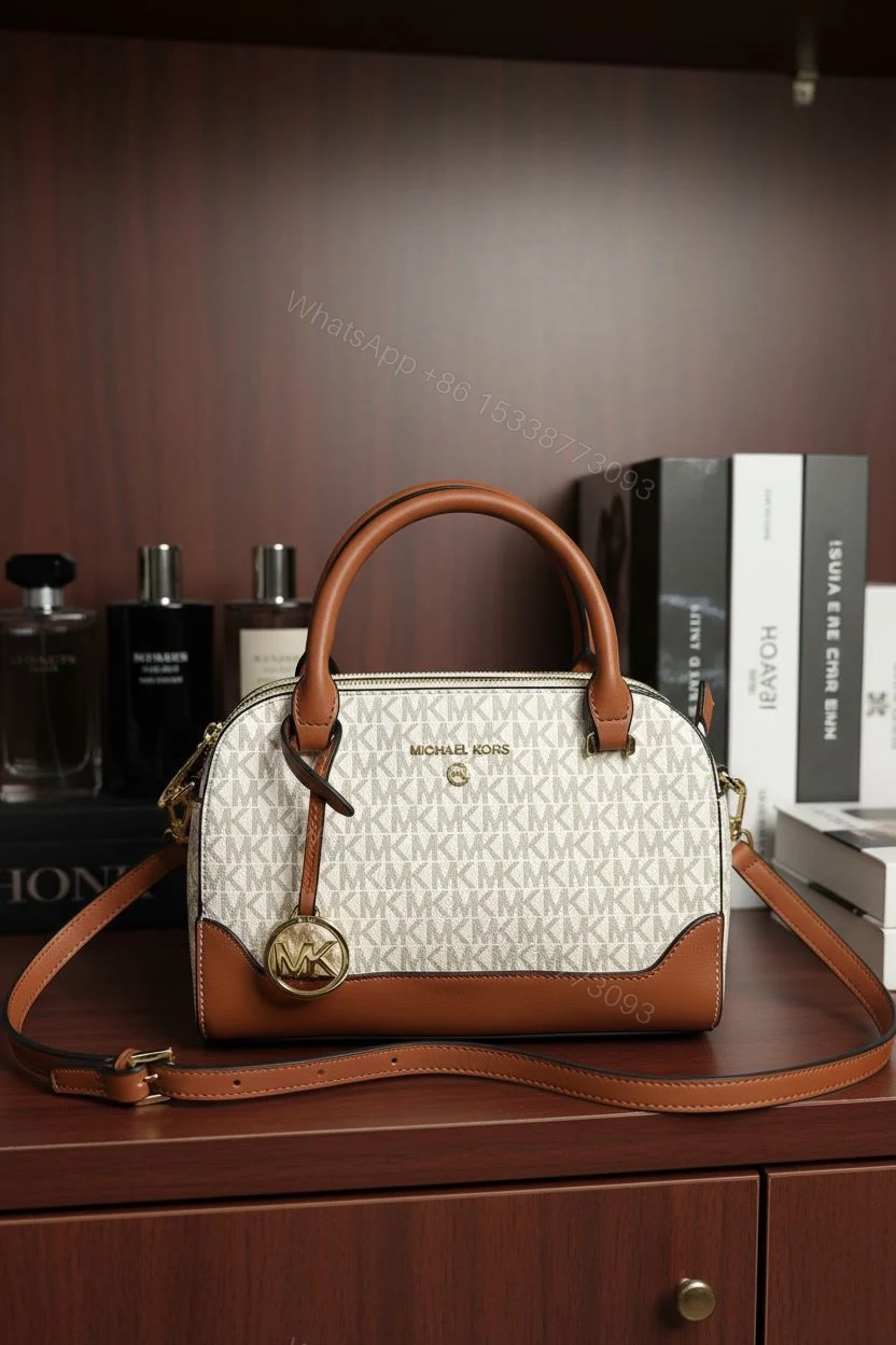 Michael Kors Dome Medium Handbag White First Copy | AAA+ Replica — view 1