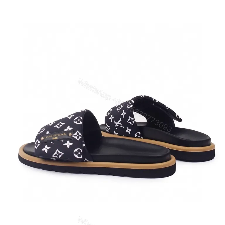 View 4 of Bold Monogram Slide-Ons: All-Season Comfort